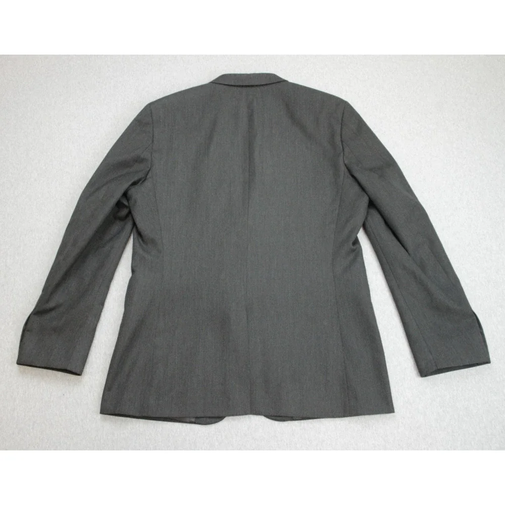 Banana Republic Blazer Mens‎ 42R Gray Tailored Fit 2 Buttons Single Breast